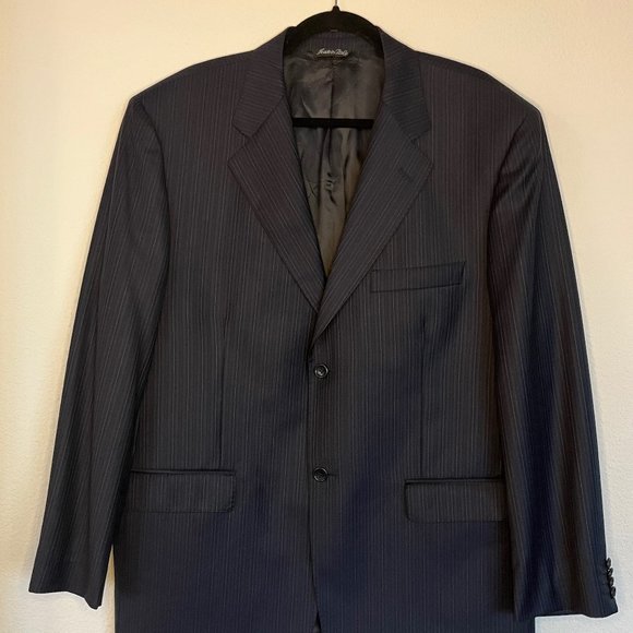 Ermenegildo Zegna Mens Wool Suit Jacket Size 44R